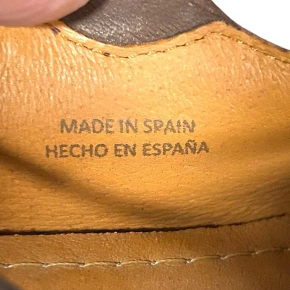 Pikolinos Gandia Leather Slip On Shoes in Garnet/Olmo Size 10 (41) - Picture 9 of 11